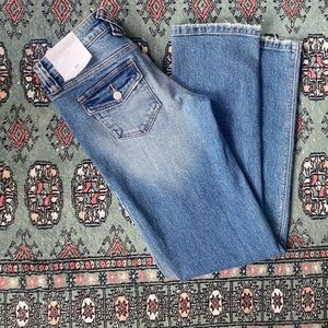 New with tags! Cello straight leg mid rise jeans